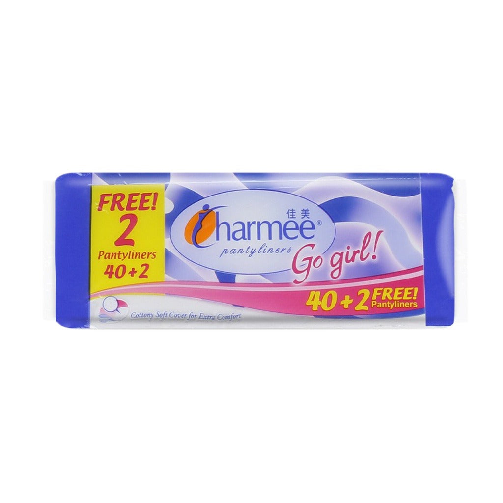 1 CASE - Charmee Pantyliners Go Girl [40s x 36 Packs]