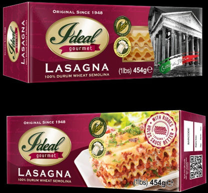 1 CASE - IDEAL GOURMET PASTA Lasagna 454G (12pcs)