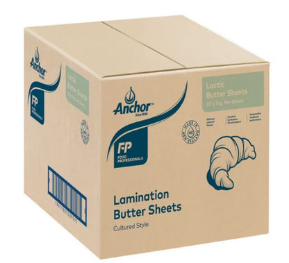 Anchor LACTIC SHEETED BUTTER 20pcs x 1KG