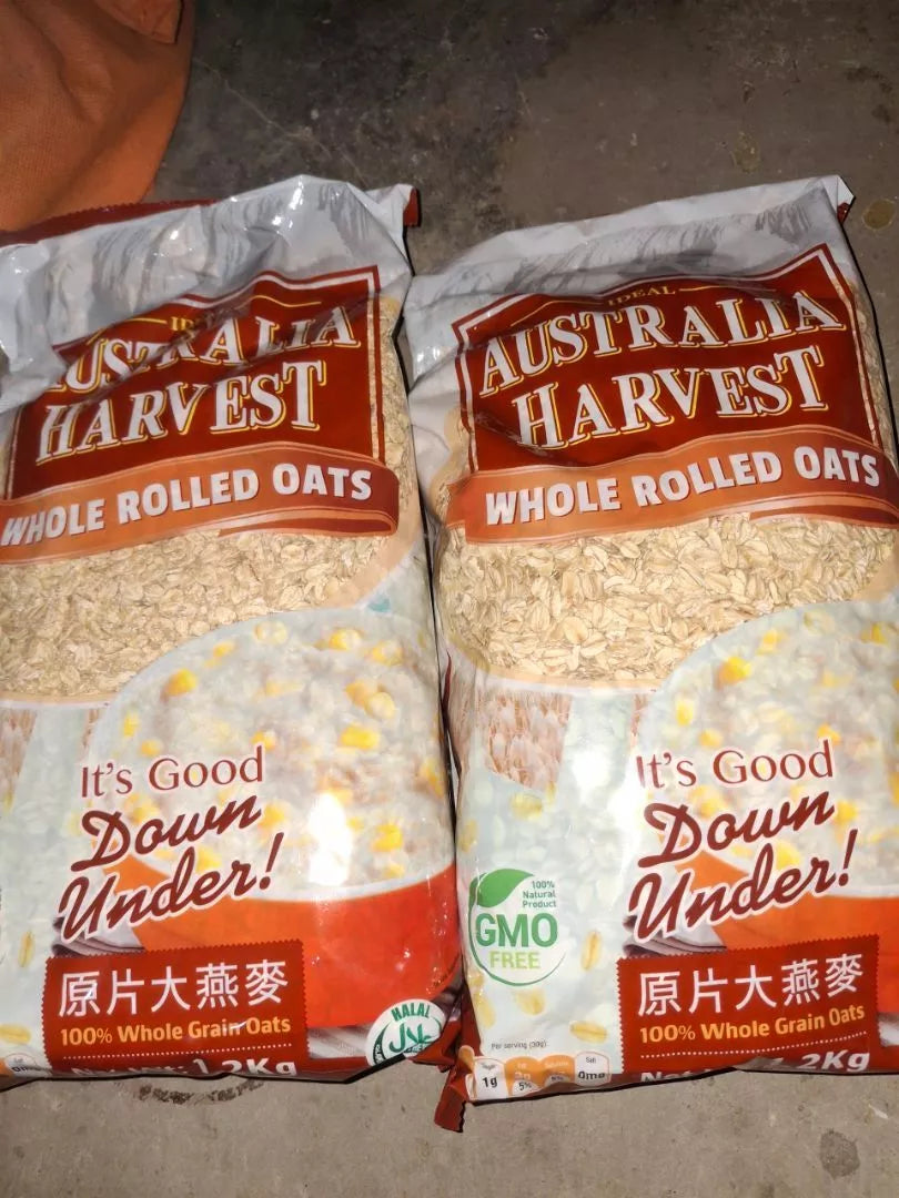 1 CASE - AUSTRALIA HARVEST Rolled Oats (1.2KG x 12)