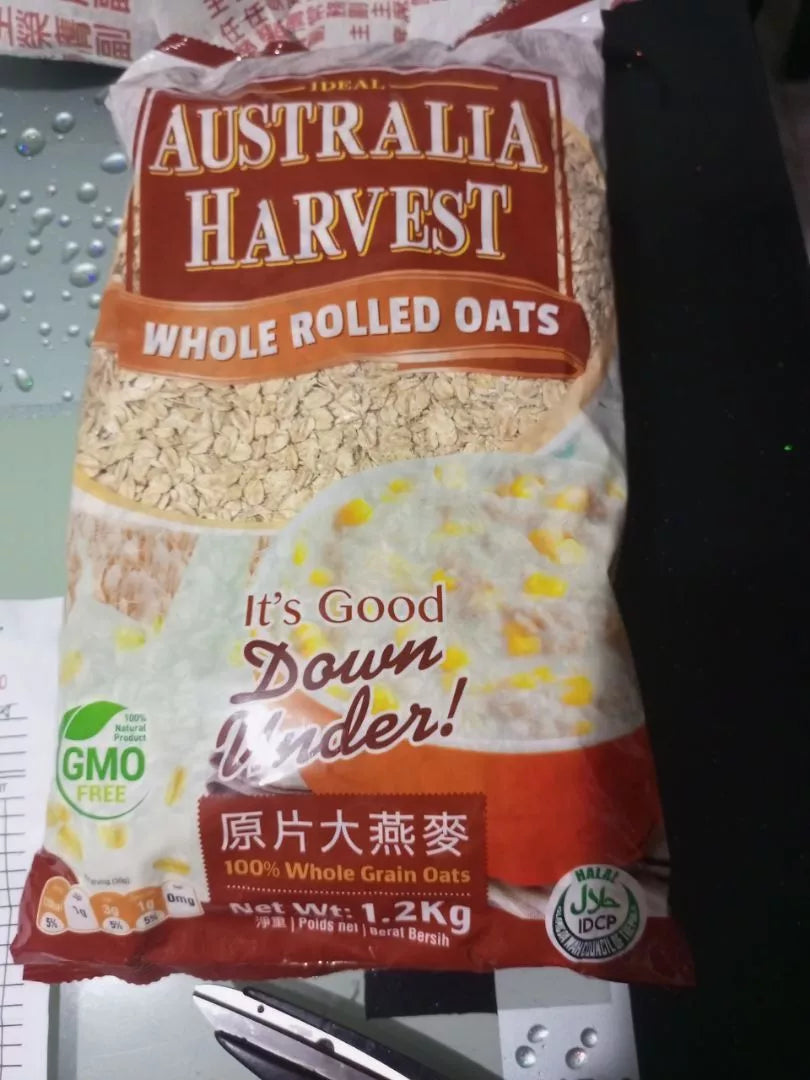 1 CASE - AUSTRALIA HARVEST Rolled Oats (1.2KG x 12)