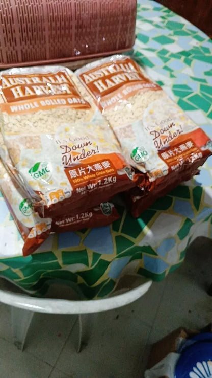 1 CASE - AUSTRALIA HARVEST Rolled Oats (1.2KG x 12)
