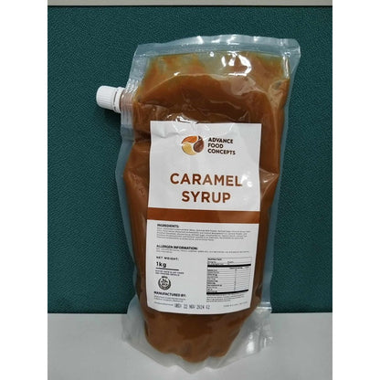 BUNDLE OF 2 - ADVANCE FOOD CONCEPT [Chocolate, Caramel and Strawberry Syrup] 1KG