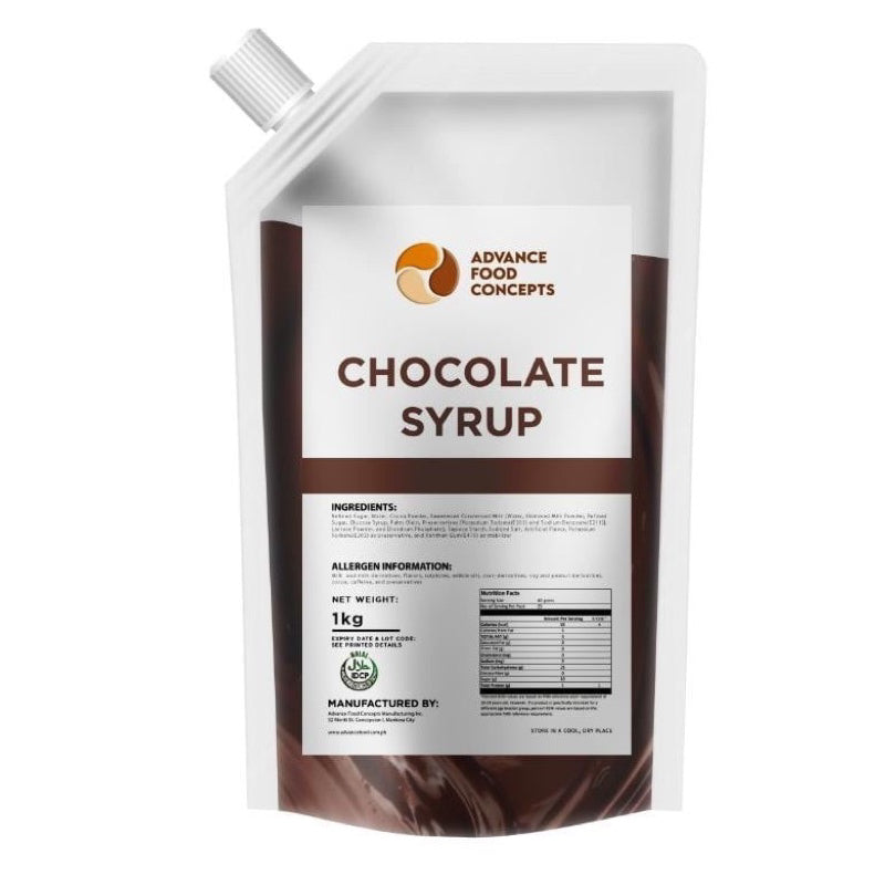BUNDLE OF 2 - ADVANCE FOOD CONCEPT [Chocolate, Caramel and Strawberry Syrup] 1KG