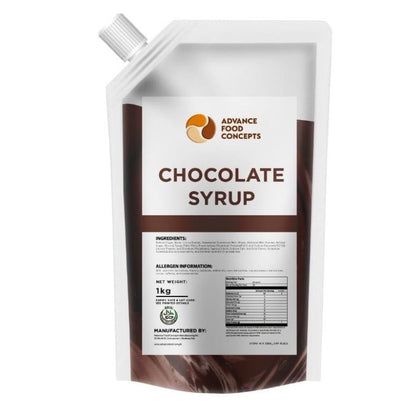 BUNDLE OF 2 - ADVANCE FOOD CONCEPT [Chocolate, Caramel and Strawberry Syrup] 1KG