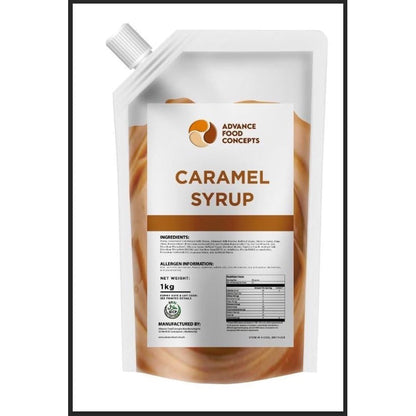 BUNDLE OF 2 - ADVANCE FOOD CONCEPT [Chocolate, Caramel and Strawberry Syrup] 1KG