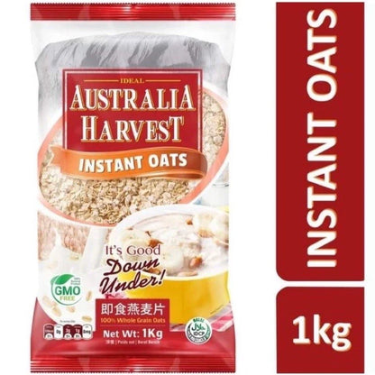 1 CASE - AUSTRALIA HARVEST Instant Oats (1KG x 15 packs)