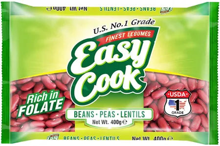 EasyCook LIGHT RED KIDNEY BEANS [400G x 30]