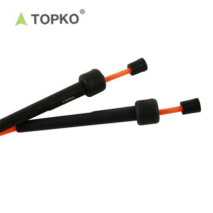 TOPKO Portable Jump-Rope [Plastic Handle] - ORANGE