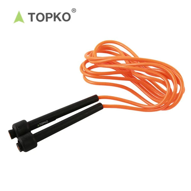 TOPKO Portable Jump-Rope [Plastic Handle] - ORANGE
