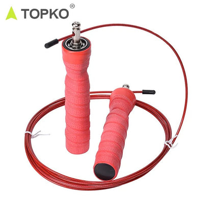 TOPKO Adjustable High-Speed Jump Rope [Wire]