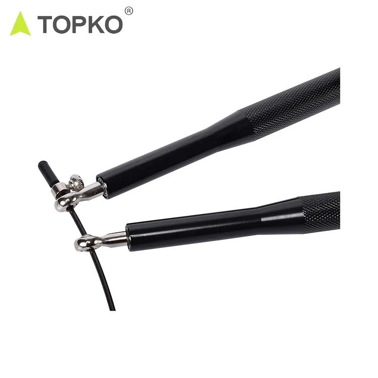 TOPKO Portable High Speed Jump rope [wire] - BLUE