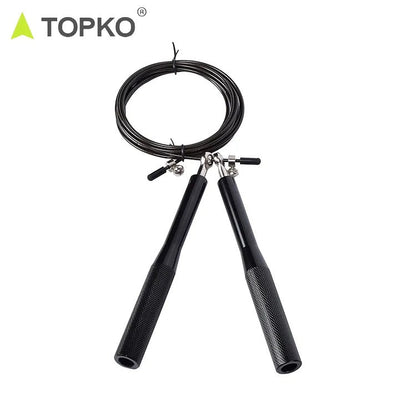 TOPKO Portable High Speed Jump rope [wire] - BLUE