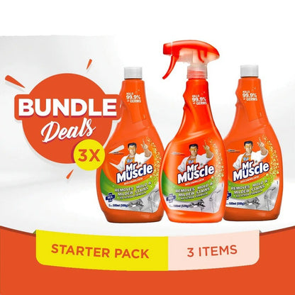 Mr Muscle Mold & Mildew Starter 500ml [ PACK of 3 ]