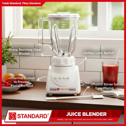 STANDARD Juice Blender Plastic Jar  1.5L - SJB-1.5LK