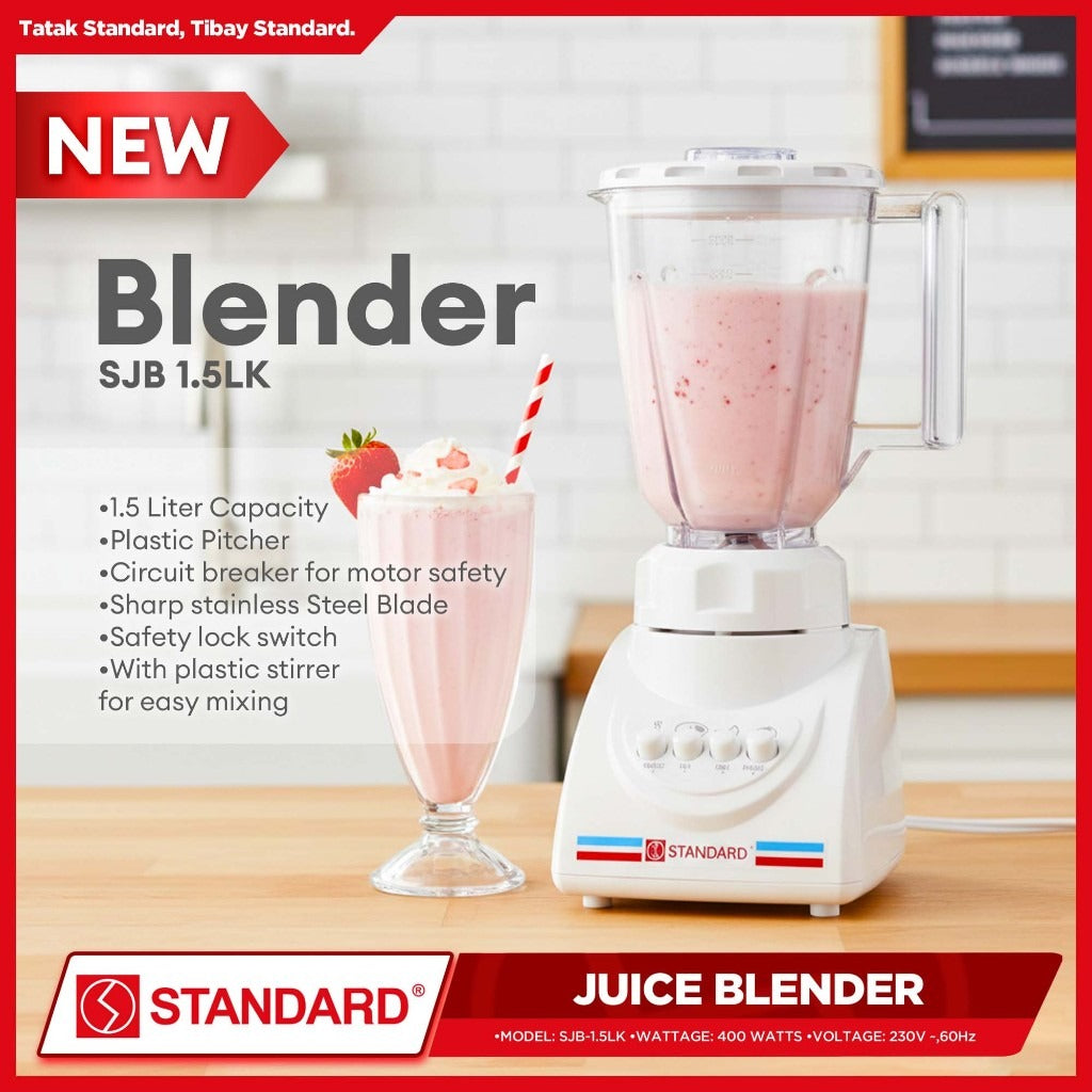 STANDARD Juice Blender Plastic Jar  1.5L - SJB-1.5LK