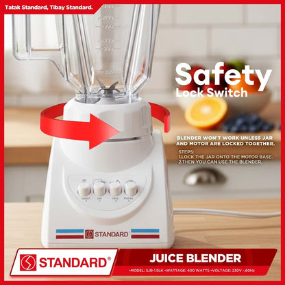 STANDARD Juice Blender Plastic Jar  1.5L - SJB-1.5LK